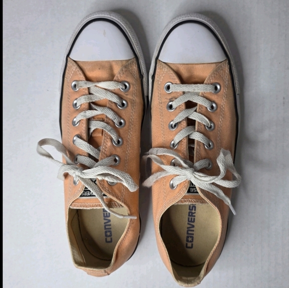CONVERSE Alll Star Peach Low-Top Canvas Sneakers.  Unisex - Picture 7 of 12